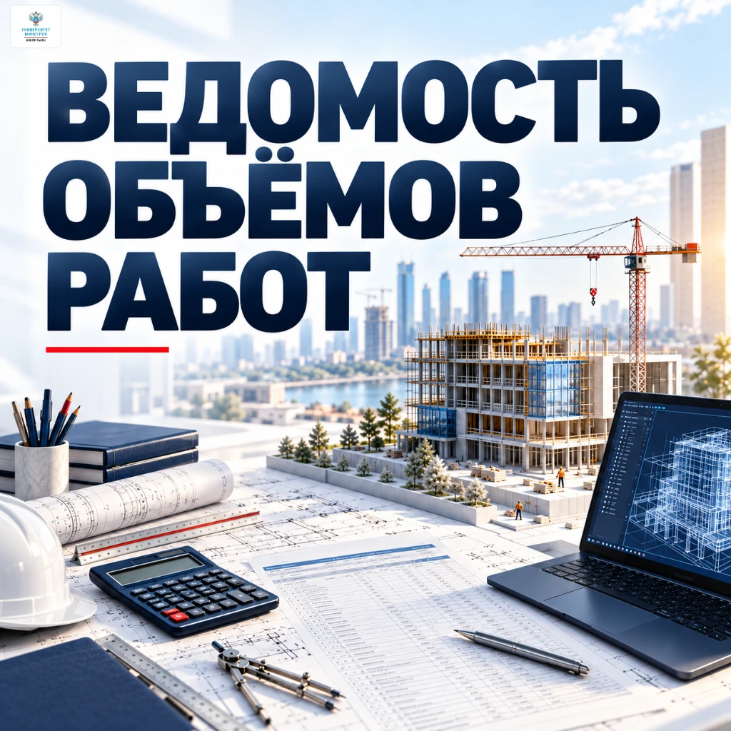 ВЕДОМОСТЬ ОБЪЁМОВ РАБОТ: ВОР и рабочая документация