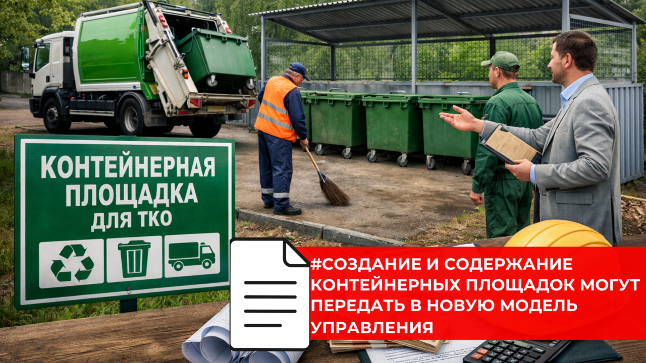 Функции по созданию и содержанию контейнерных площадок планируют перераспределить