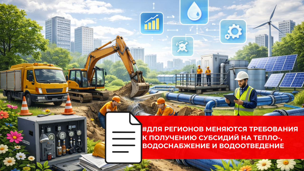Минфин и Минстрой России корректируют порядок предоставления субсидий на модернизацию коммунальной инфраструктуры